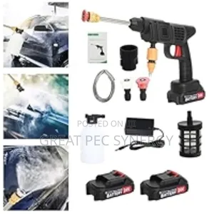 Photo - Water Gun For Car Washing Machine With 2 Battery