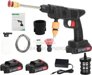 Water Gun For Car Washing Machine With 2 Battery