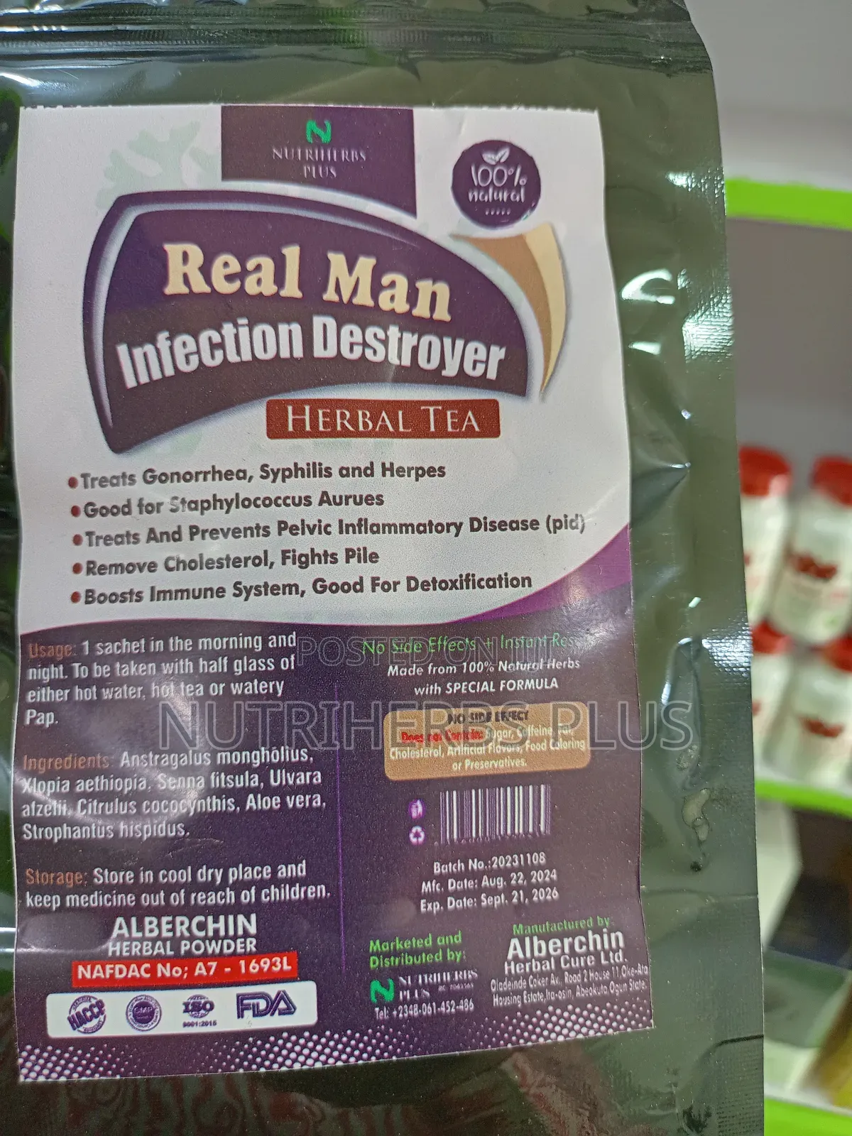 Flush Out Harmful Bacteria in Your System With Our Tea