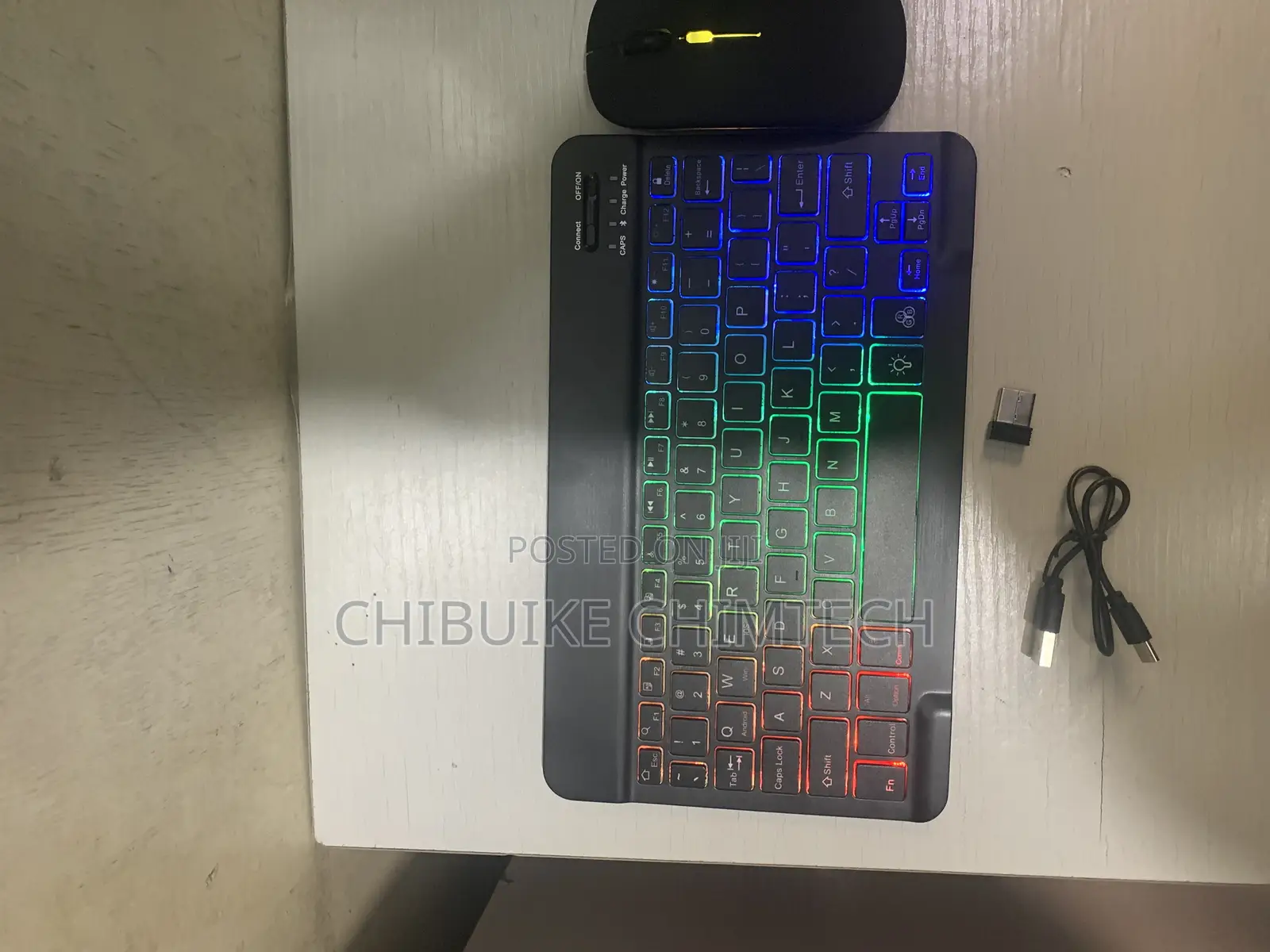 Bluetooth Keyboard and Rechargeable Wireless Mouse RGB