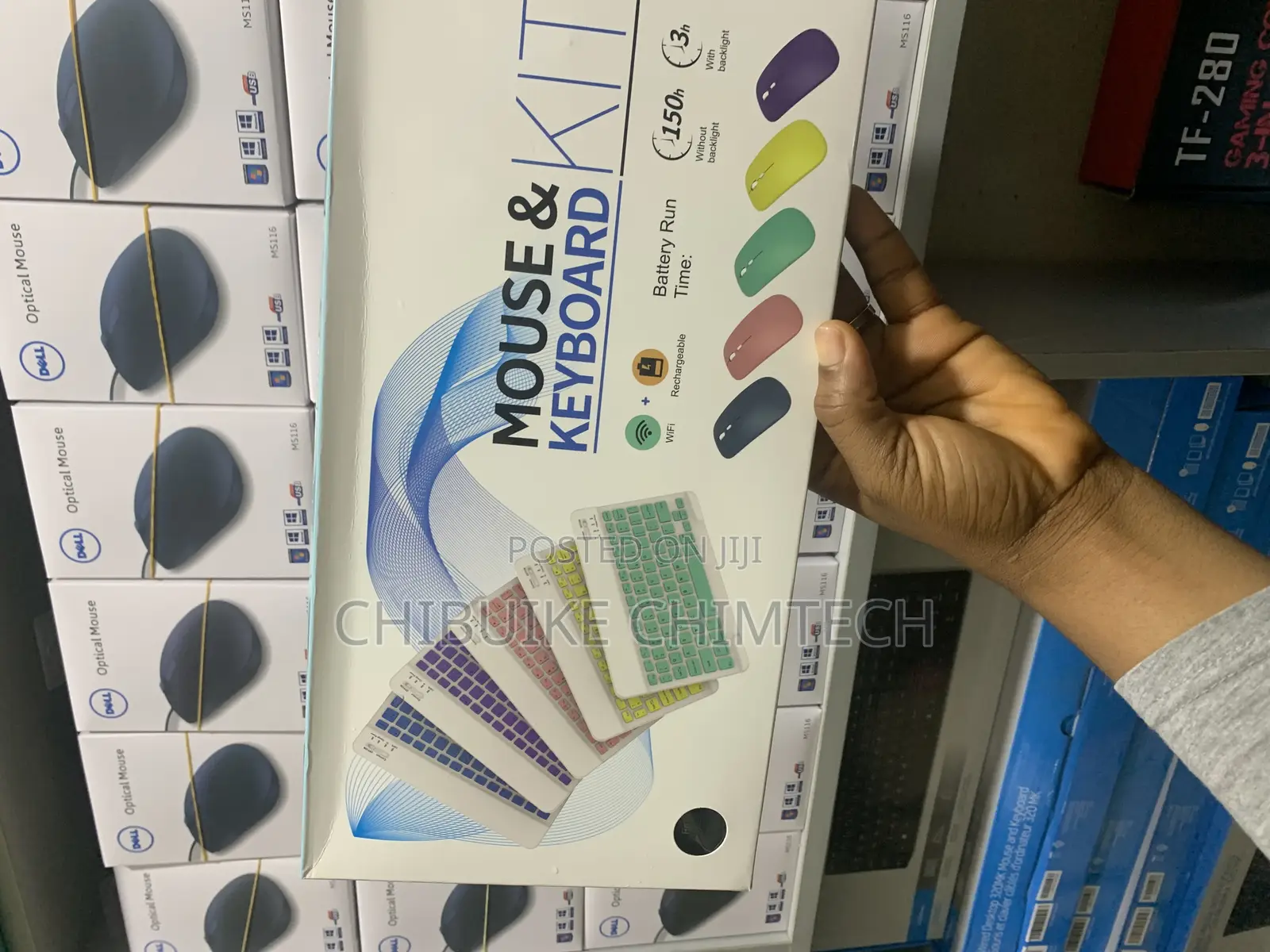 Bluetooth Keyboard and Rechargeable Wireless Mouse RGB