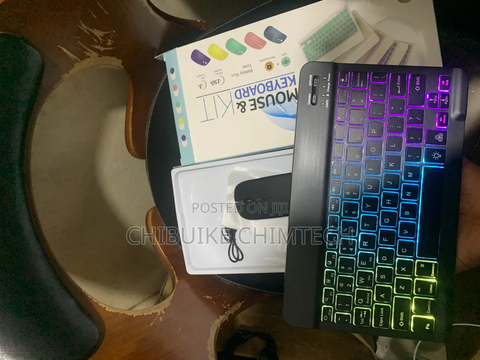 Bluetooth Keyboard and Rechargeable Wireless Mouse RGB