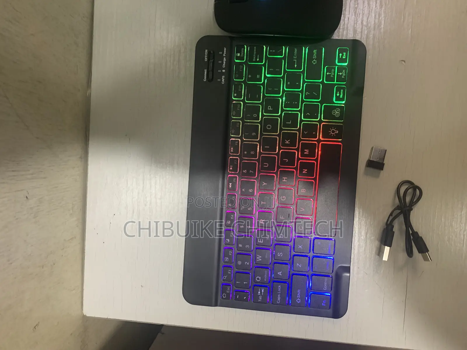 Bluetooth Keyboard and Rechargeable Wireless Mouse RGB
