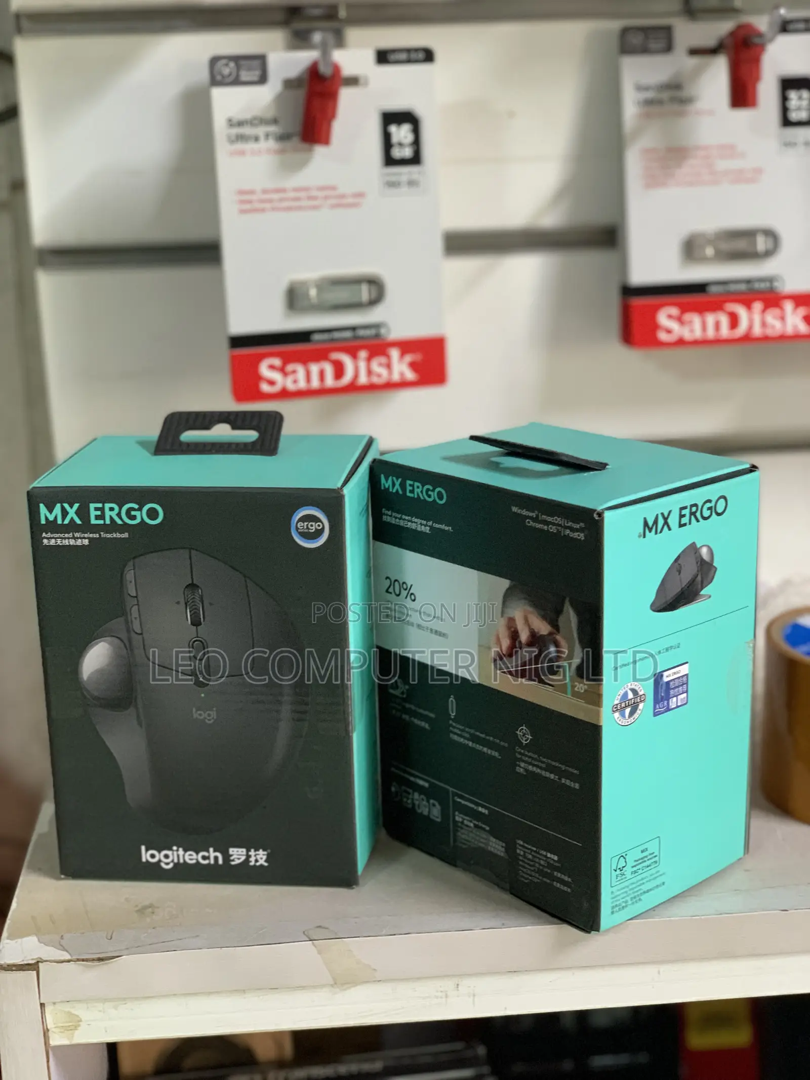 Logitech MX Ergo Wireless Trackball Mouse