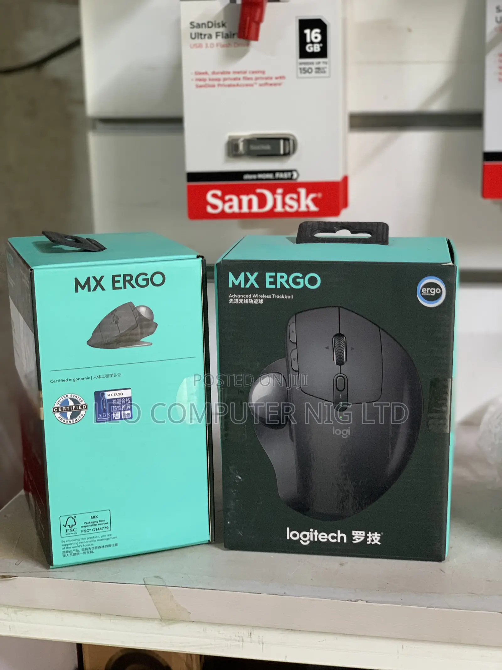 Logitech MX Ergo Wireless Trackball Mouse