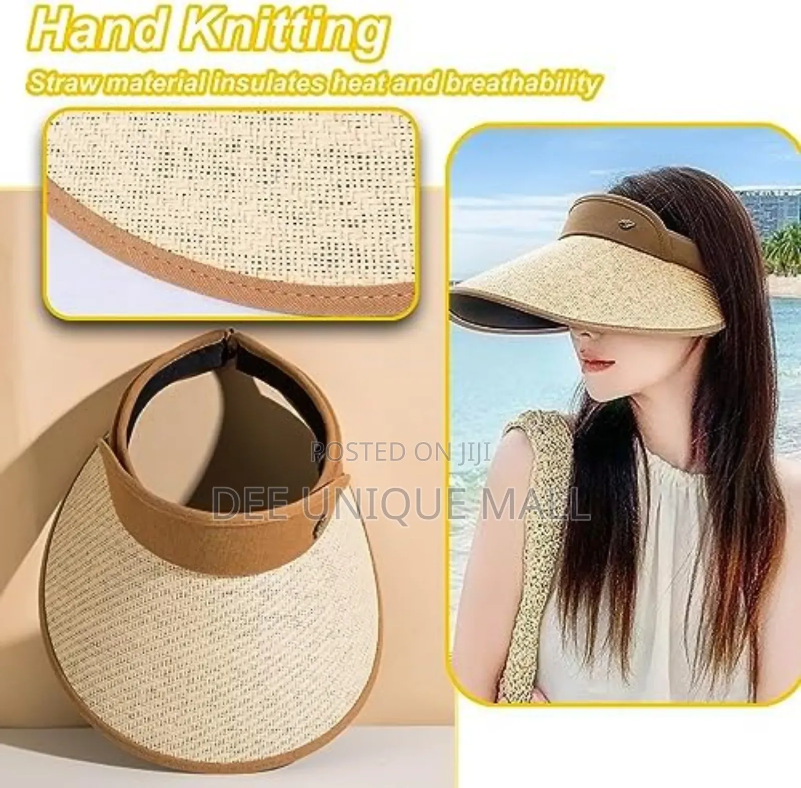 Visor Sun Hat UV Protection Beach Hat