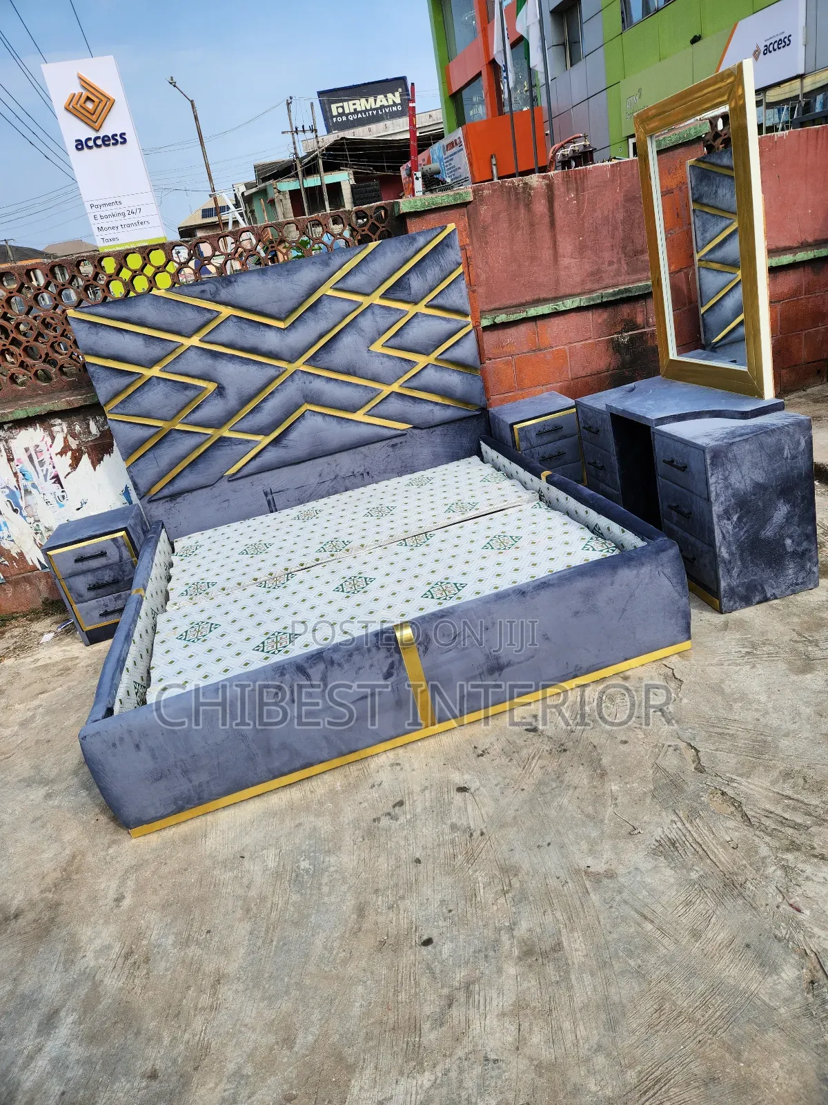 Unique Complete Set of Six by Six Bed.