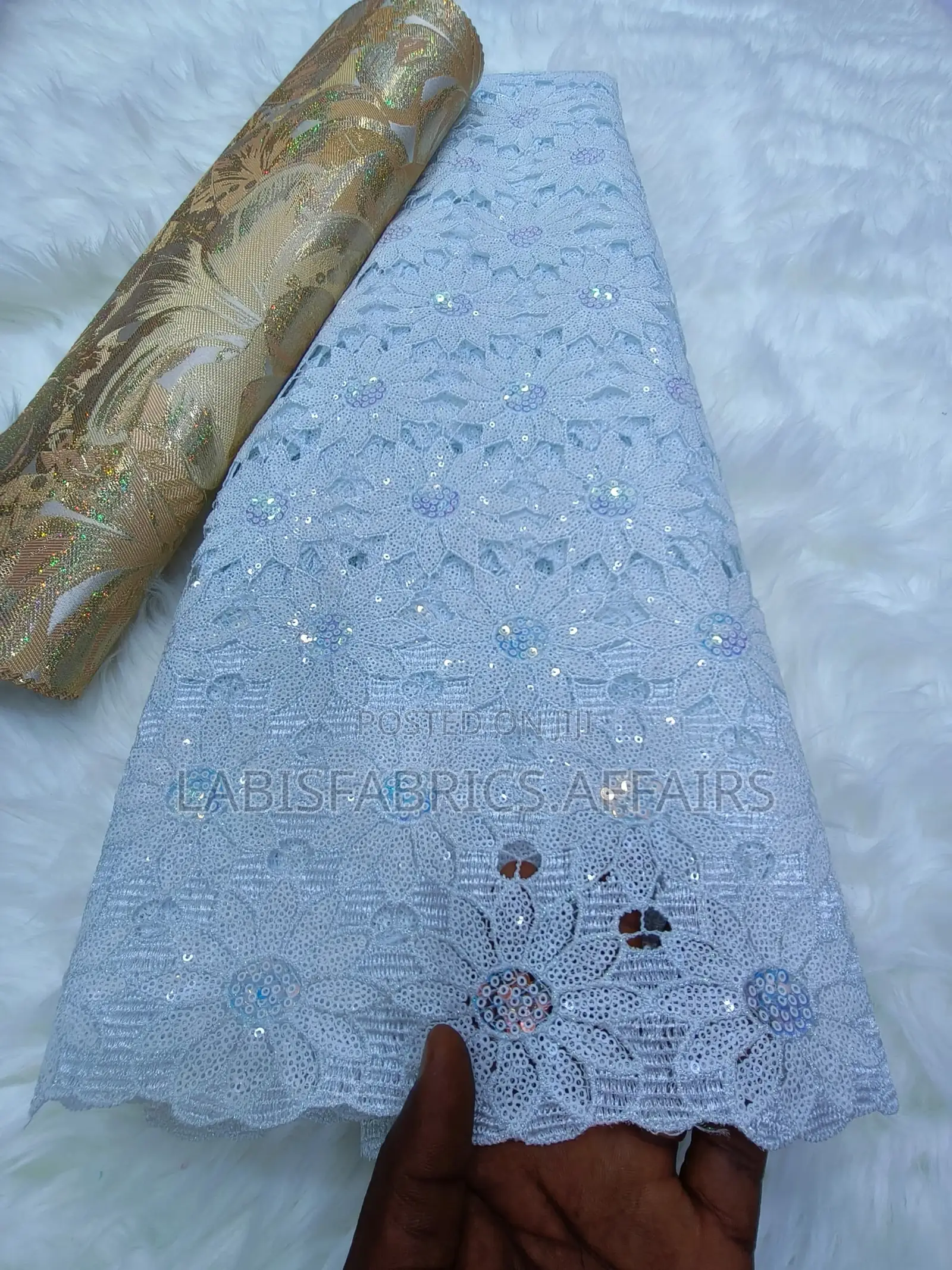 Exquisite Sequence Cord Lace