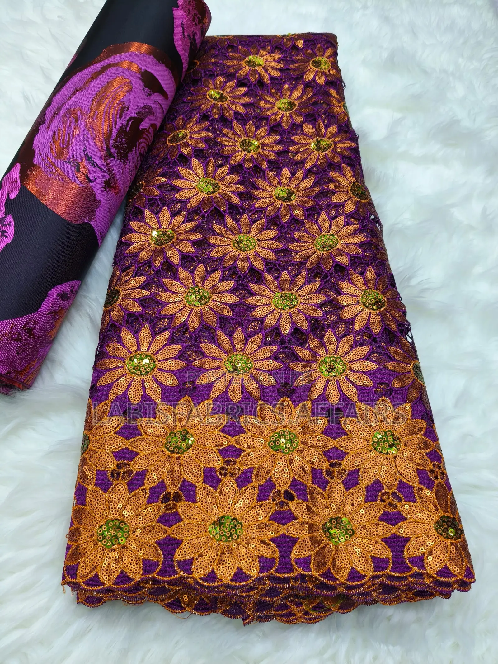 Exquisite Sequence Cord Lace