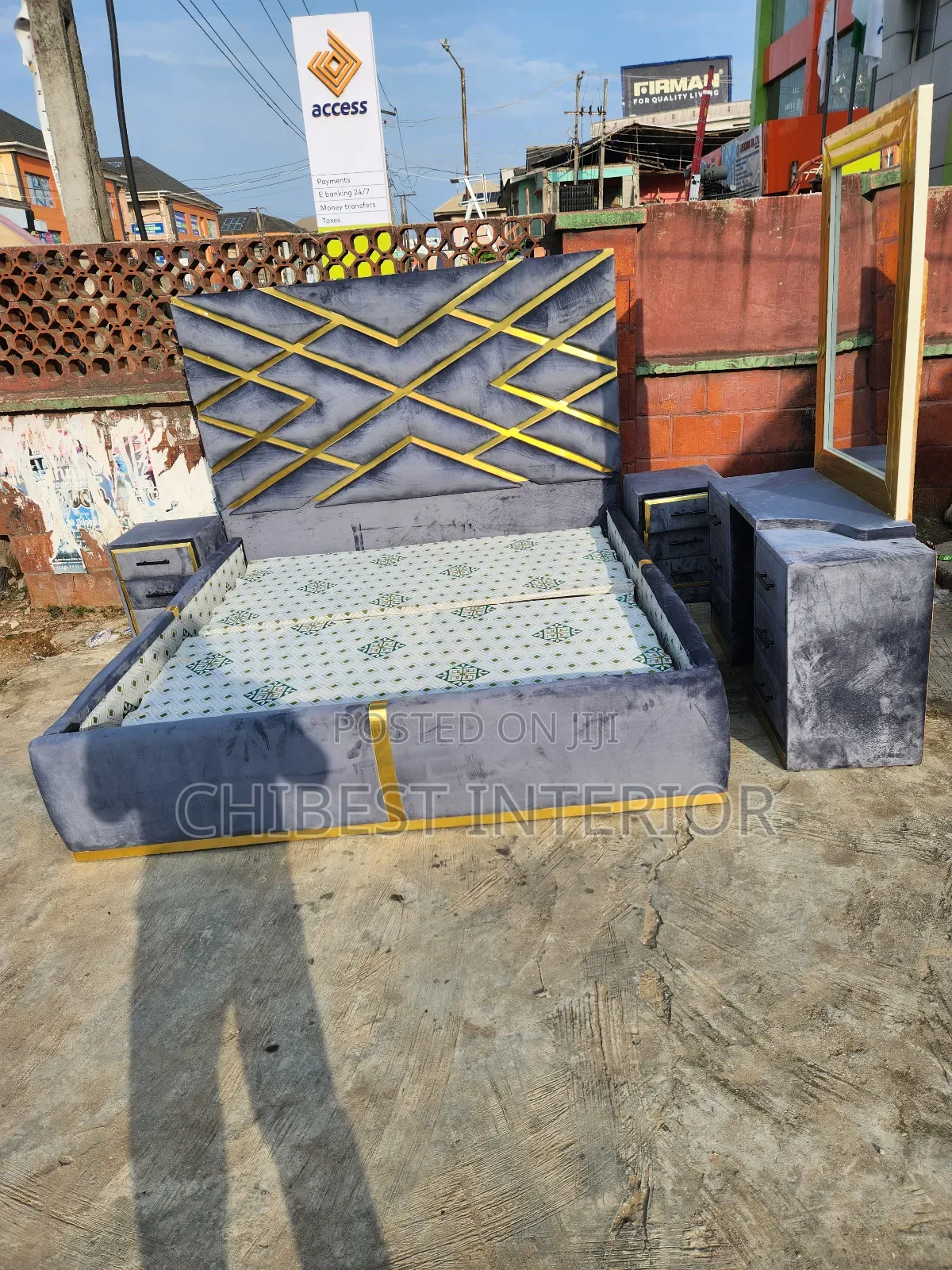 Advanced 6by6 Padded Bed Frame