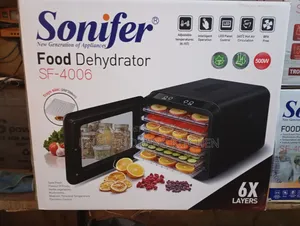 Sonifer 6 Layers Durable Quality Food Dehydrator (500w).