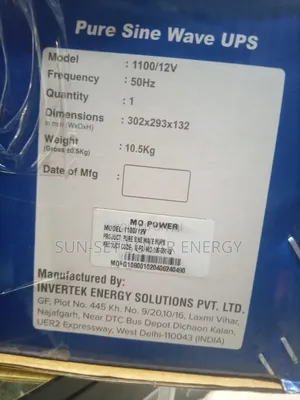 Mopower Inverter 1.1kva