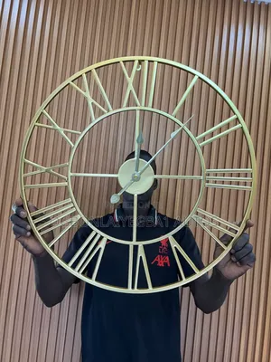 Photo - LUXURY METAL Wall Clock