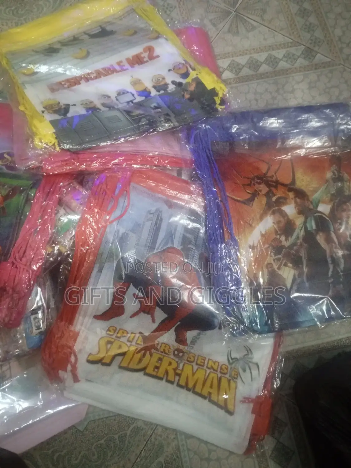 Character Drawstring Bags (Partypacks)