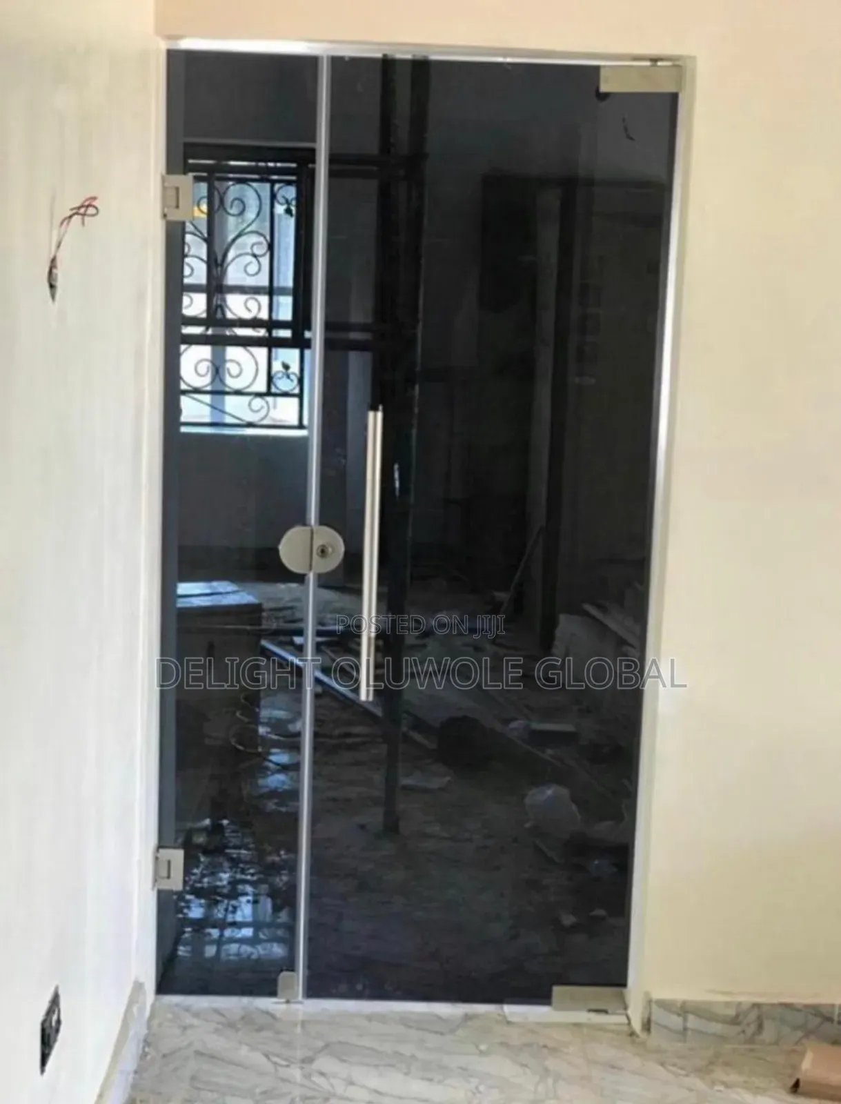 Frameless Hinge Door