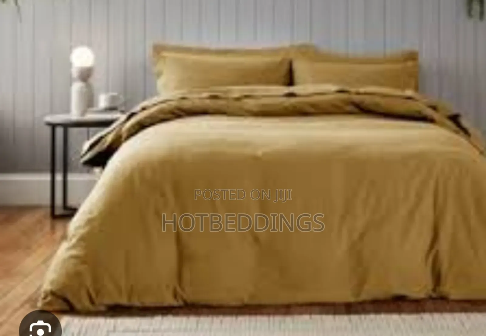 7x7 Duve Bedsheet With 4 Pillow Cases