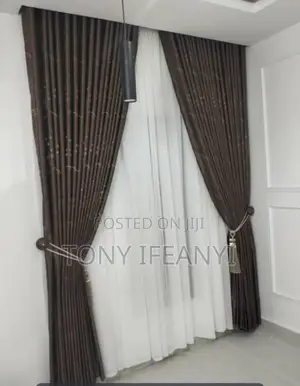 Irish Curtain Dark Brown