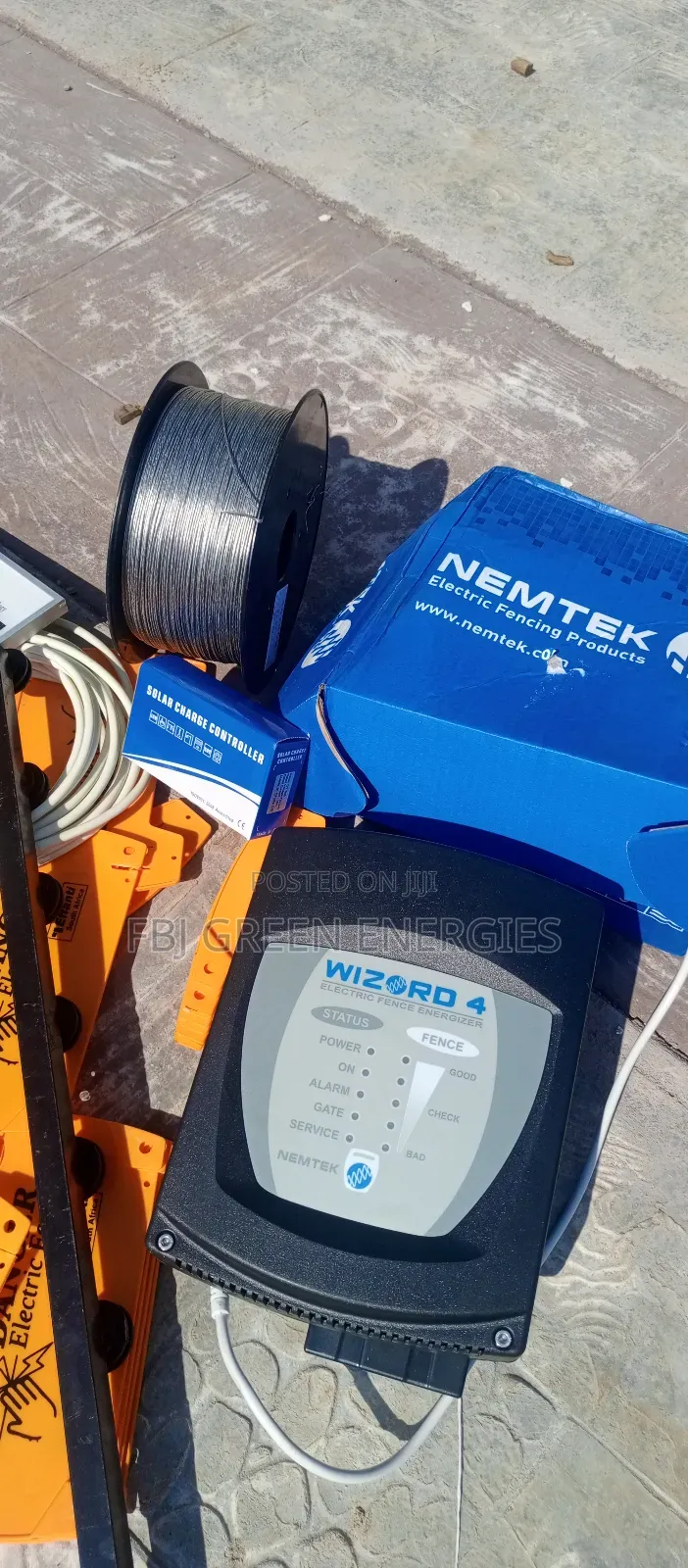 Solar Powered Electric Fence System
