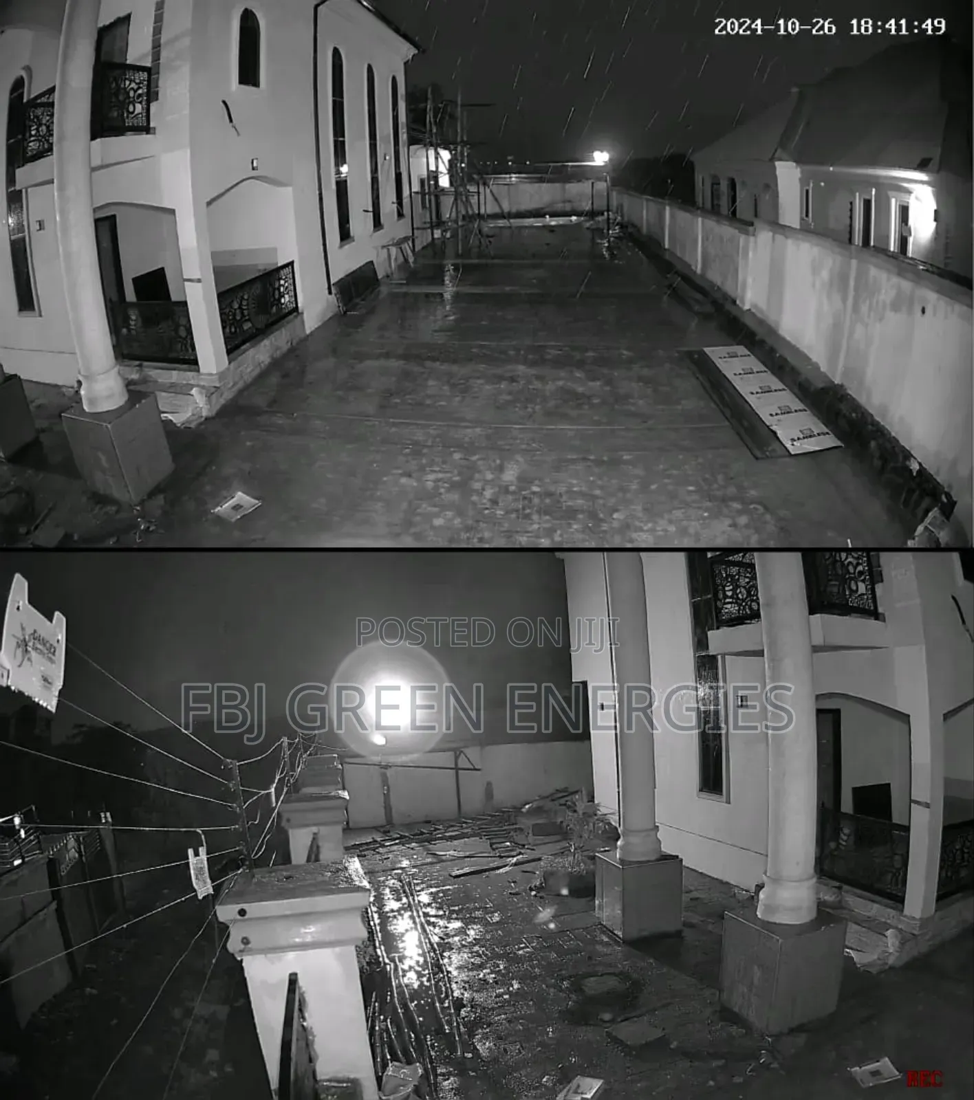 Solar Cctv Camera And Floodlight Installation