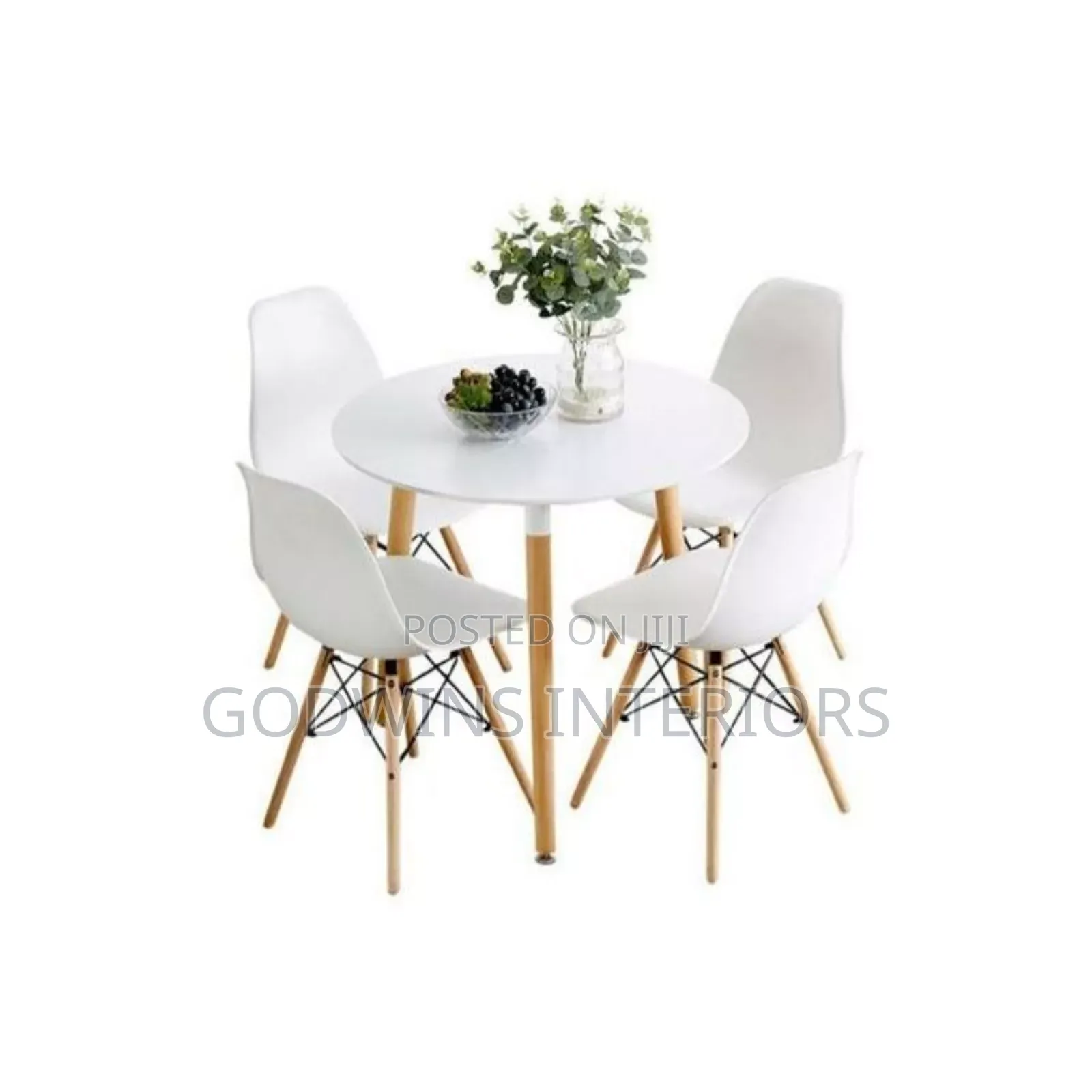 Restaurant Dining Table + 4 Dining Chairs