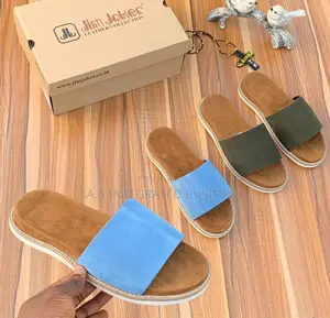 Jim Joker Leather Slippers