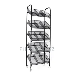 Supermarket 5 Tier, 15 Bins Snack Rack