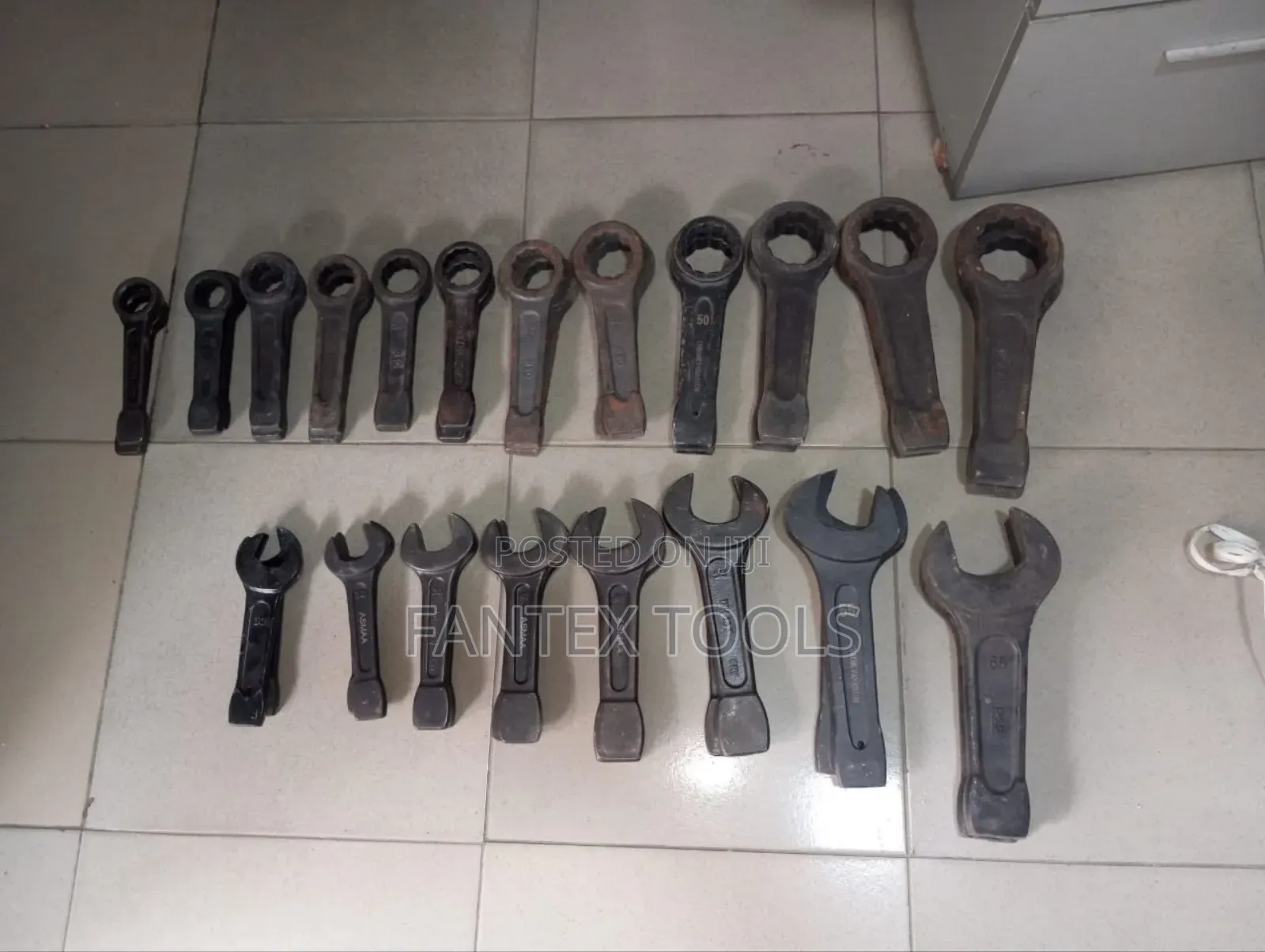 Slogging Spanner Ring and Flat.