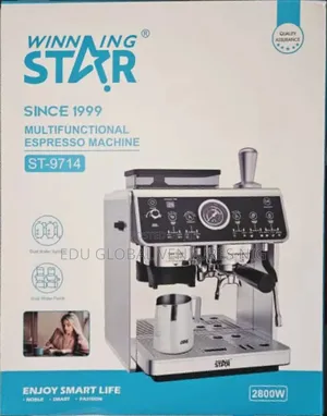 Star Tee Professional Espresso Coffee Machine Double Boiler.