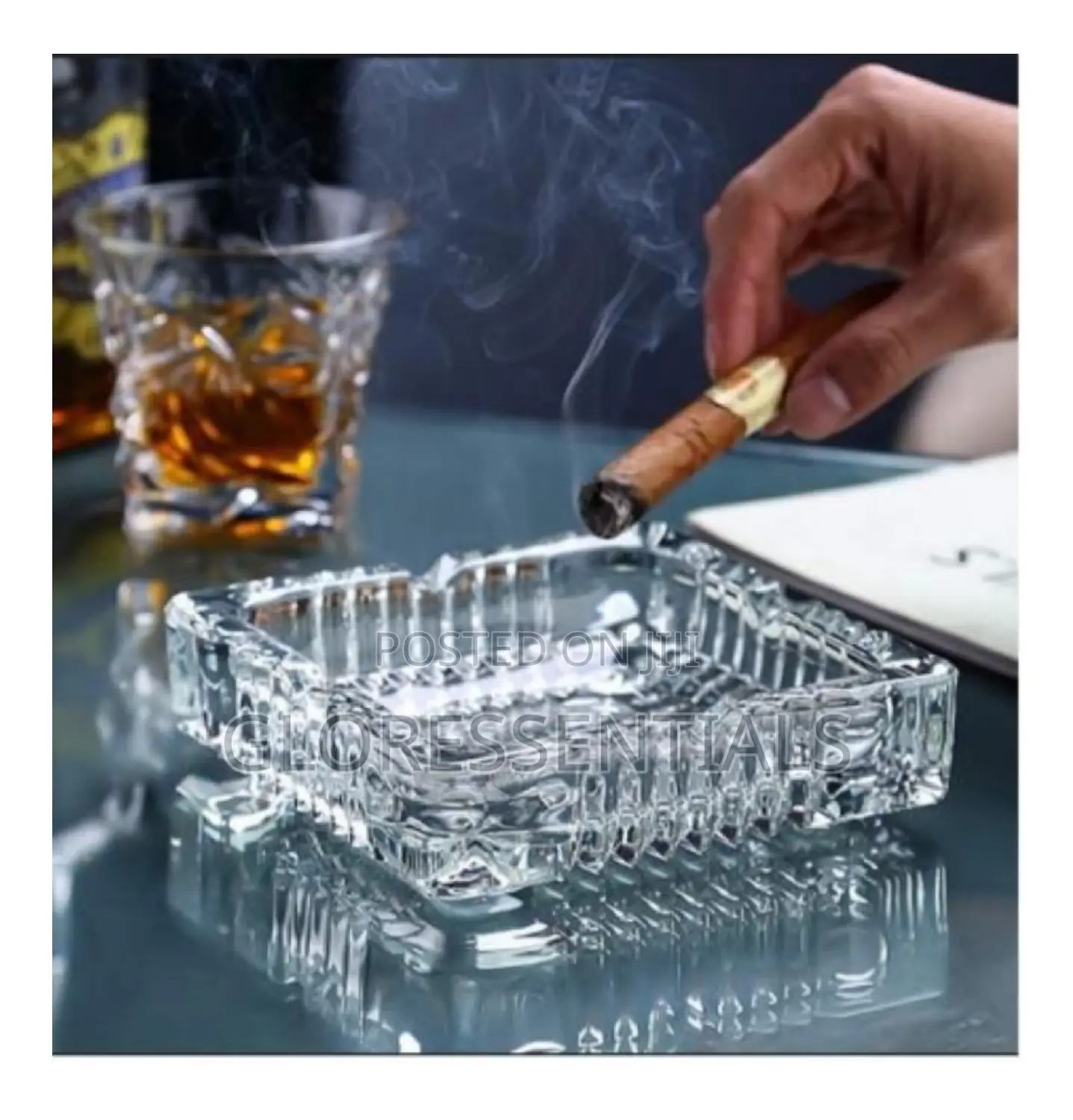 Glass Round Ash Tray