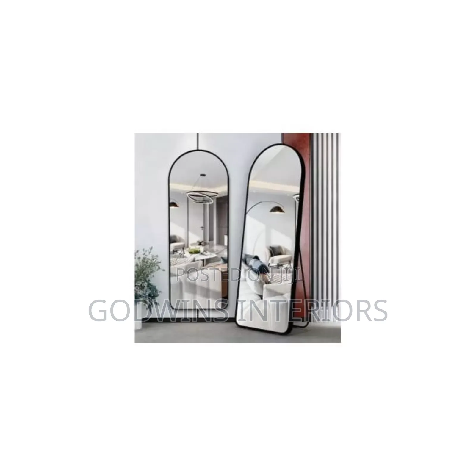 Standing/Wall Mounted Arch Framed Dressing Mirror