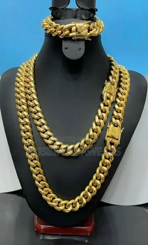 Gold Plated Non Tarnishing Cuban Neckpiece