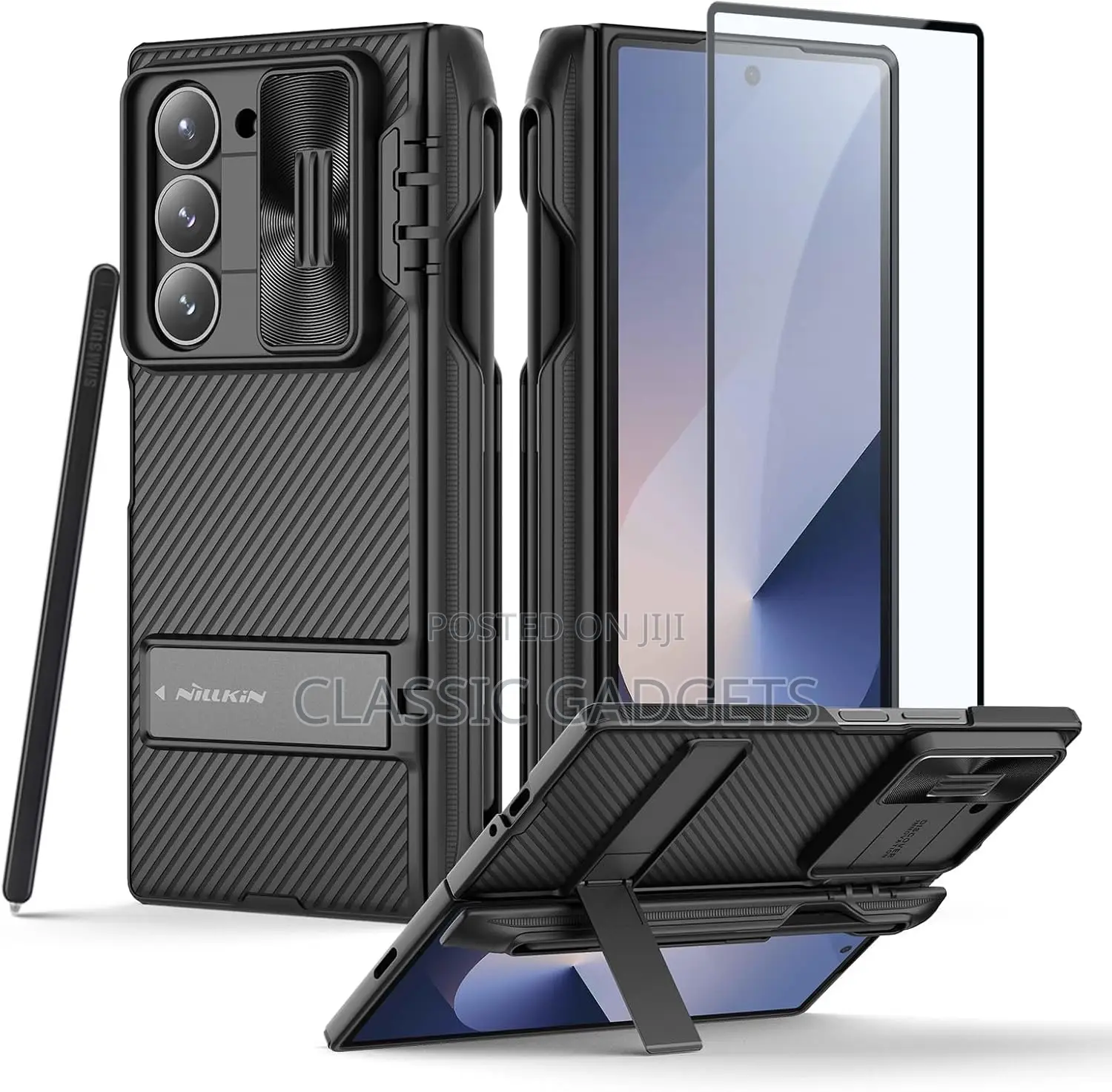 Nilkin Camshield Fold Case With Pen Space for Galaxy Zfold 6