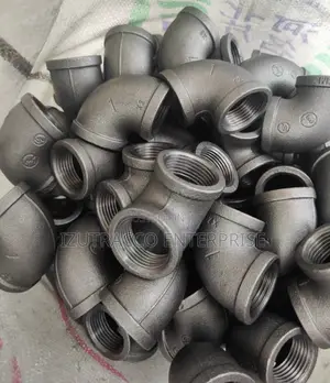 1” Black Steel Threaded Elbow