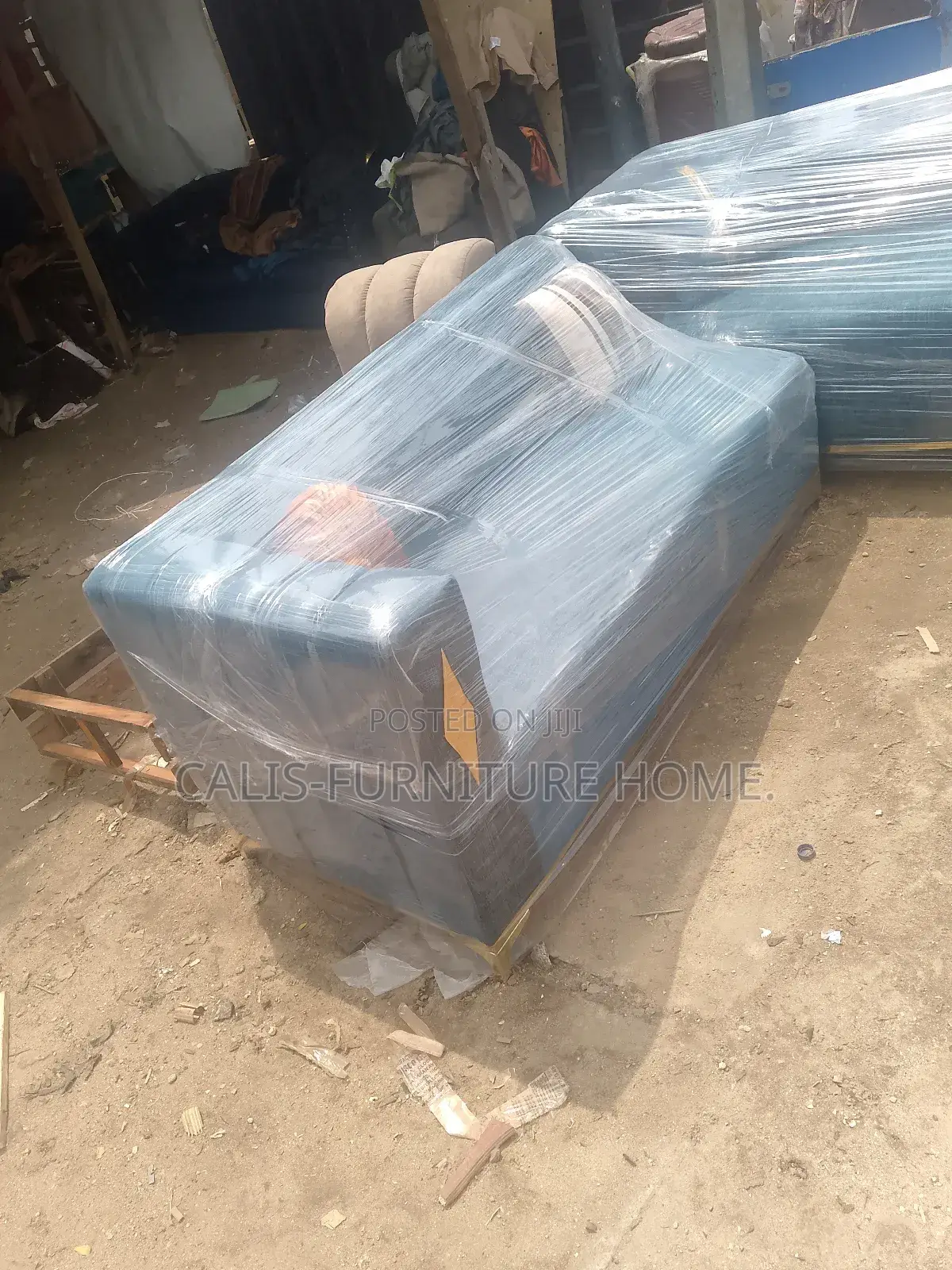 L - Shape Sofa Chair (Blue Color)