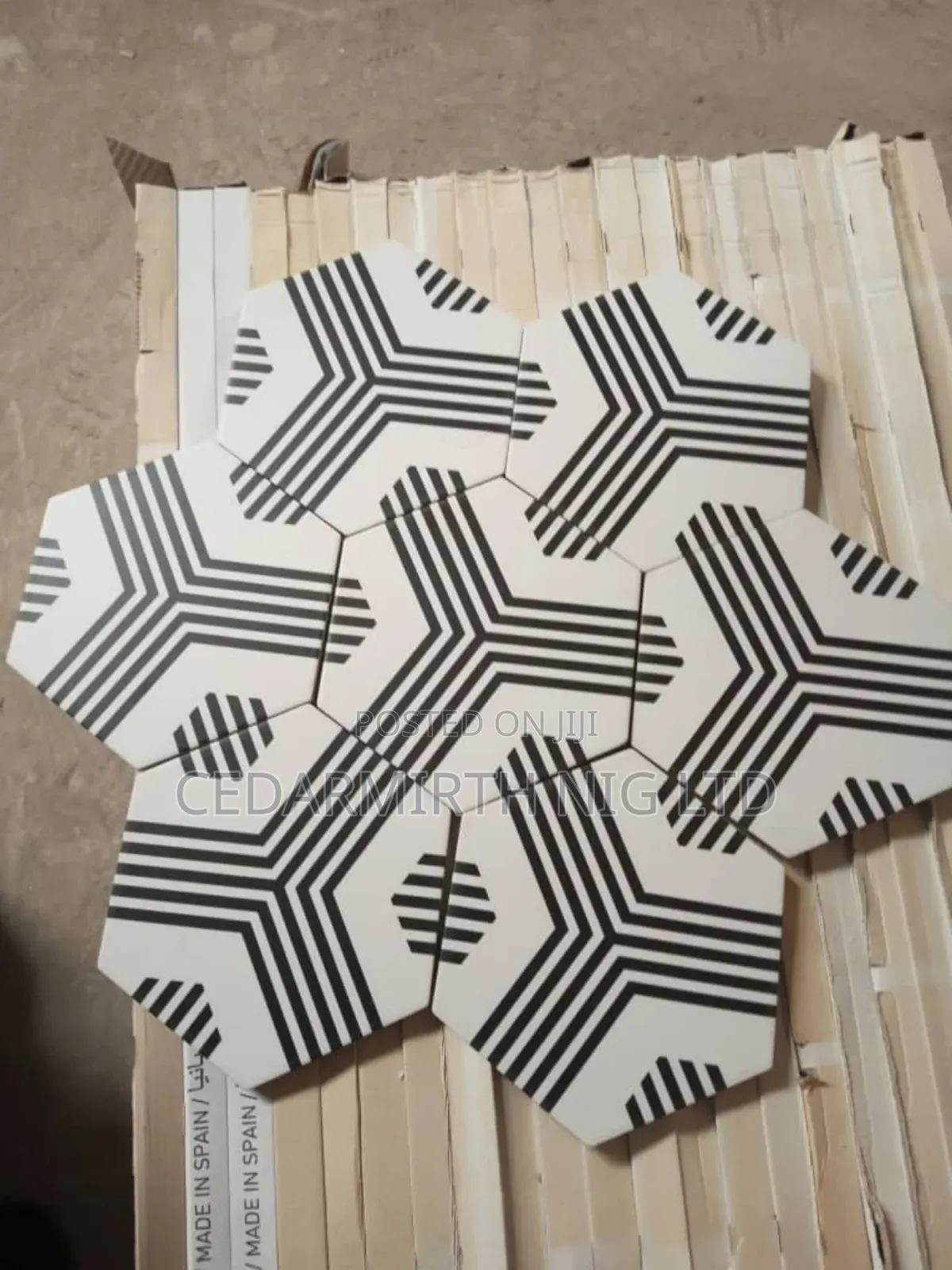 Wall Floor Tile Hexagon 24 Design