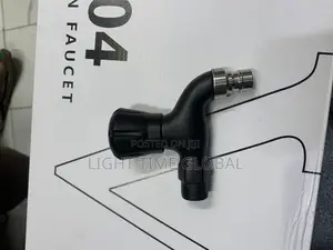 Matte Black Bathroom Wall Tap