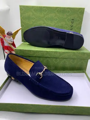 Luxury Gucci Suede Shoes