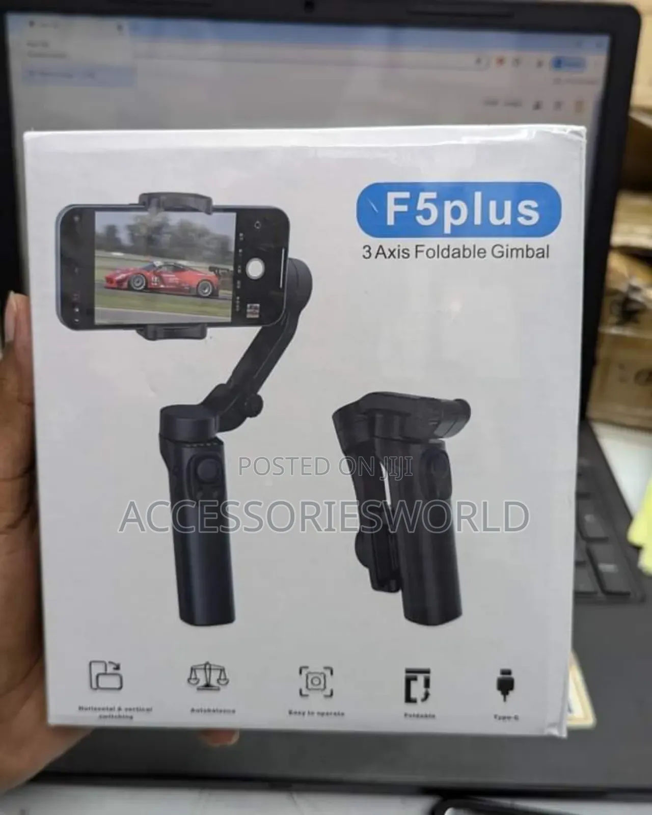F5 Plus 3 Axis Gimbal Stabilizer for Smartphones