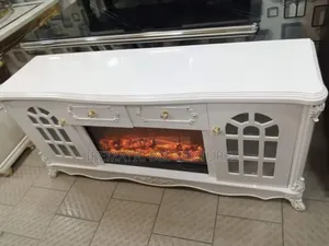 Television Stand With Fireplace