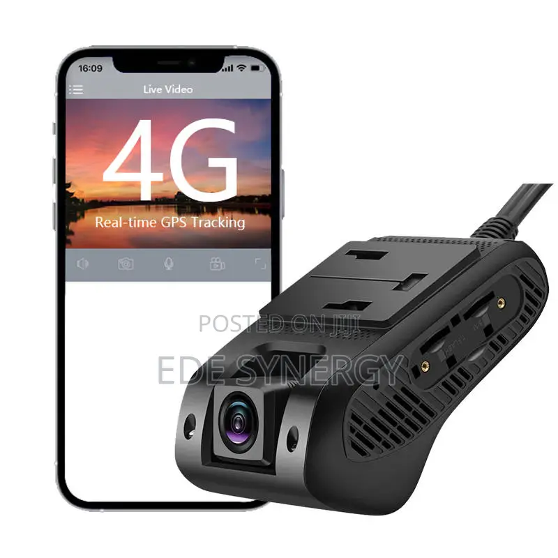 4G Dash Cam With Live Streaming GPS Tracking Remotely