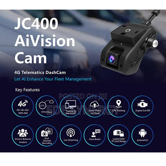 4G Dash Cam With Live Streaming GPS Tracking Remotely