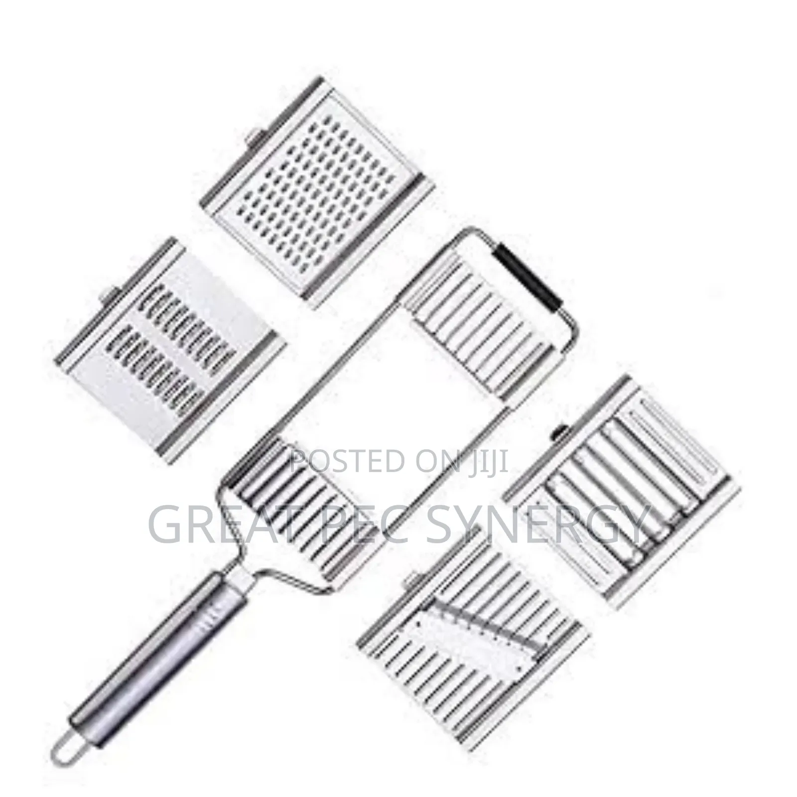 Multi Purpose Stainless Steel Grater - 3 Blades