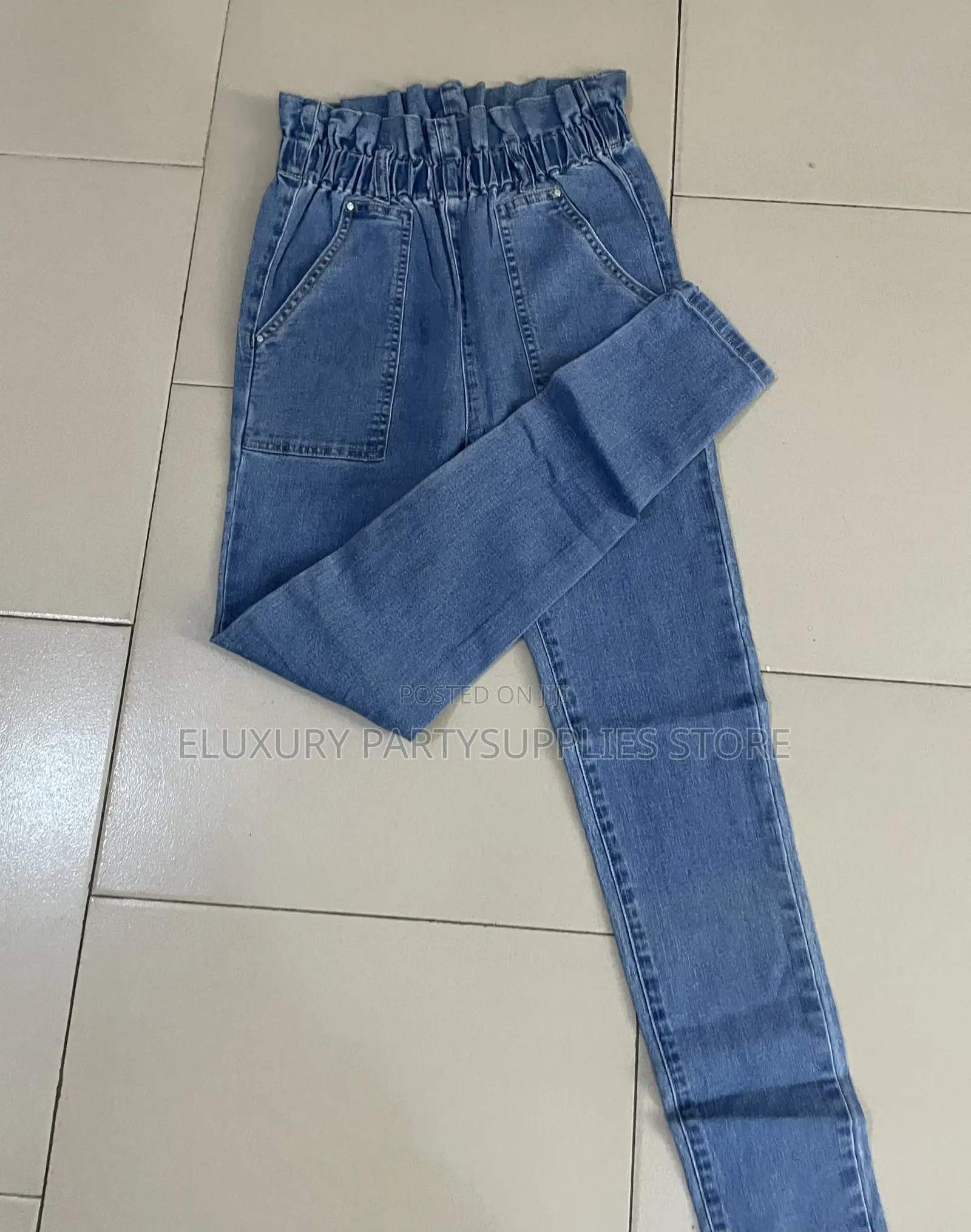 Elastic Waist Jeans