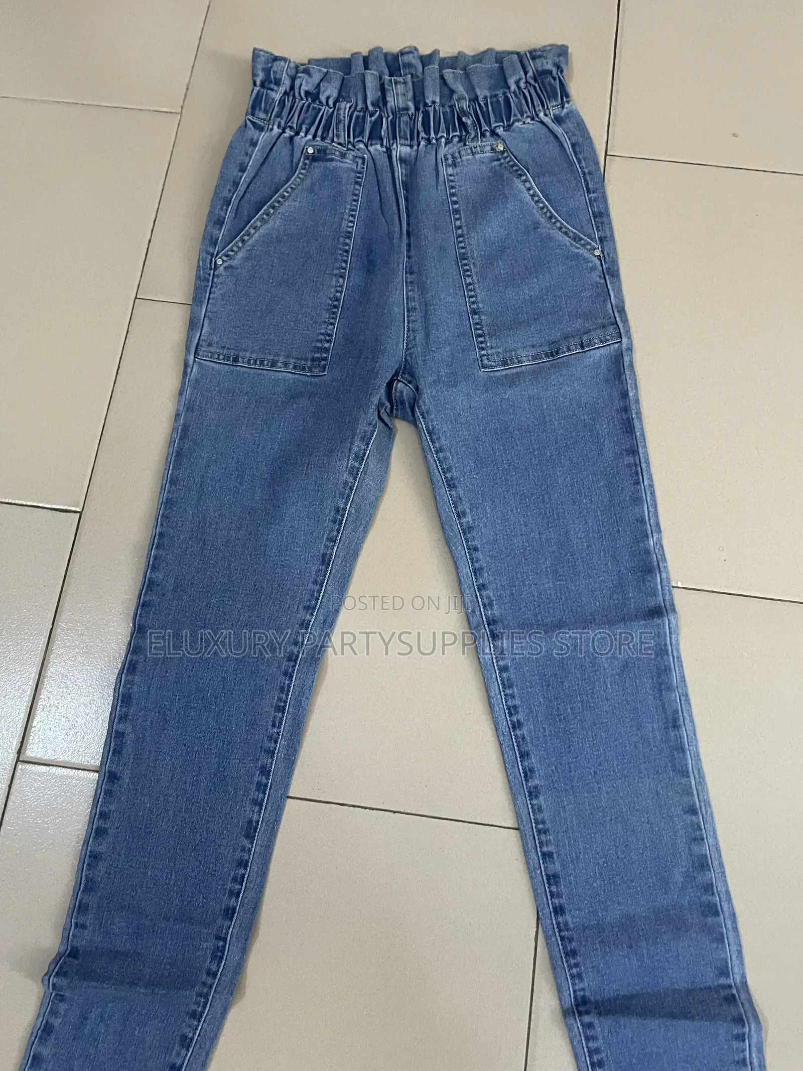 Elastic Waist Jeans