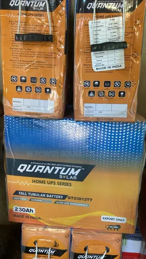 230ah 12V QUANTUM Solar Tall Tubular Battery