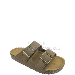 Wonder Nation Boys Two Buckle Footbed Sandals