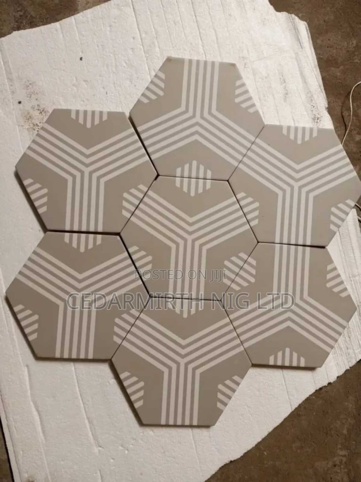 Wall Floor Tile Hexagon 24 Design