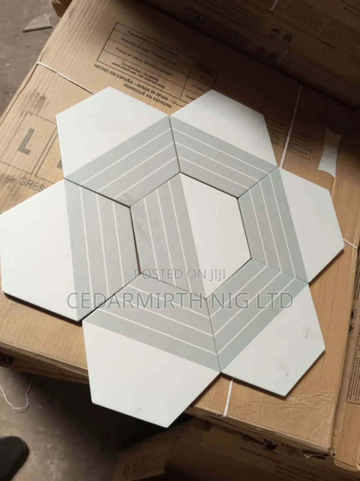 Wall Floor Tile Hexagon 24 Design