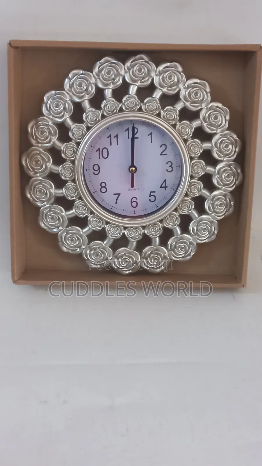 Gold Mini Wall Clock