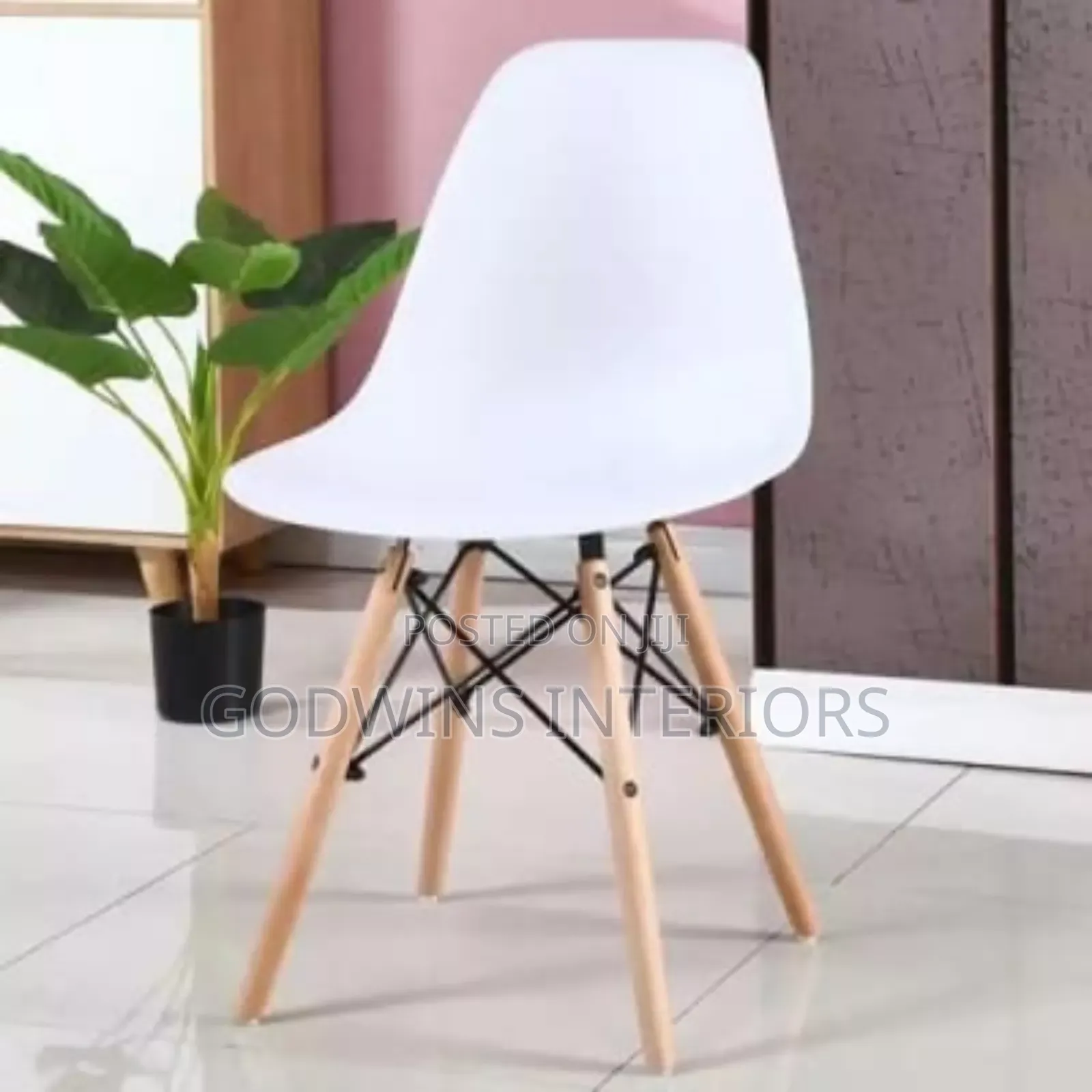 Round Dining Table With Chairs Set - White